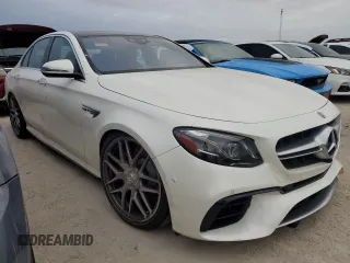 2018 Mercedes-Benz E-Class AMG E 63 S with VIN WDDZF8KB2JA435106, listed as a Copart auction lot 75439464 with 0 mi miles and Non Repairable. Bid and sale history available at carsss.com. Image 4.