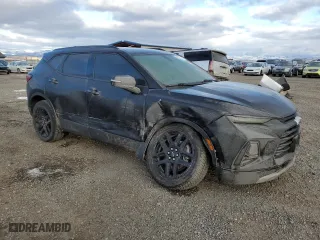 2020 Chevrolet Blazer LT with VIN 3GNKBJRS7LS695269, listed as a Copart auction lot 87037324 with 69,433 mi miles and Salvage Title. Bid and sale history available at carsss.com. Image 4.