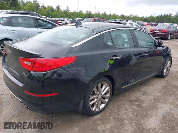 2015 Kia Optima SX Turbo with VIN 5XXGR4A69FG365072, listed as a IAAI auction lot 42295872 with 121,269 mi miles and . Bid and sale history available at DreamBid. Image 4.