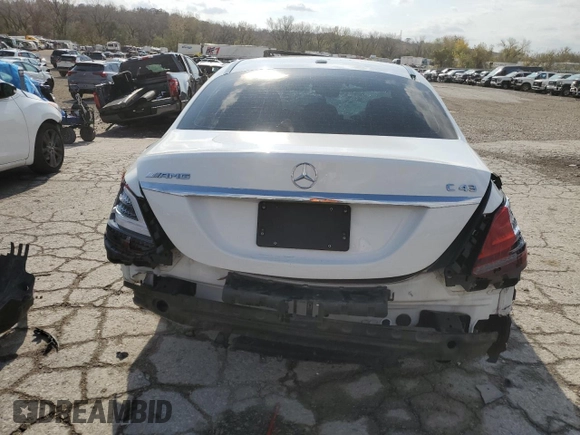 2020 Mercedes-Benz C 43 AMG with VIN 55SWF6EB7LU333645, listed as a Copart auction lot 78242914 with Not provided miles and Salvage title. Bid and sale history available at DreamBid. Image 6.