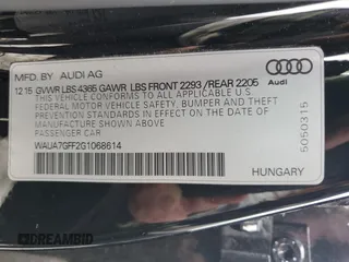 2016 Audi A3 1.8T Premium with VIN WAUA7GFF2G1068614, listed as a Copart auction lot 44026275 with 120,364 mi miles and Salvage Title. Bid and sale history available at carsss.com. Image 12.