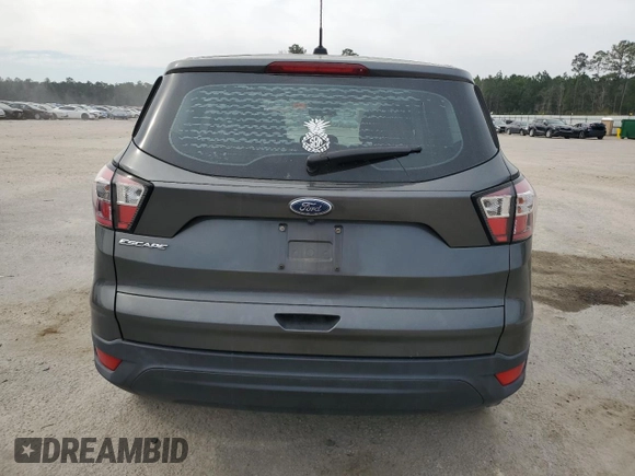 2017 Ford Escape S with VIN 1FMCU0F72HUE20557, listed as a Copart auction lot 48580395 with 103,612 mi miles and Salvage Title. Bid and sale history available at carsss.com. Image 6.