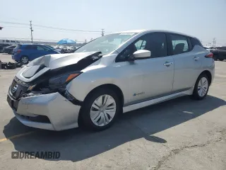2018 Nissan LEAF SV z VIN 1N4AZ1CP2JC309113, wystawiony jako Copart lot #59573505 z przebiegiem 66 814 mil mil oraz Czysty tytuł • Clean title. Historia ofert i sprzedaży dostępna na DreamBid. Obrazek 1.