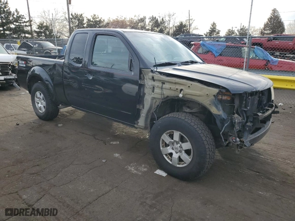 2005 Nissan Frontier 4WD SE with VIN 1N6AD06W45C402708, listed as a Copart auction lot 43715675 with 174,745 mi miles and Salvage Title. Bid and sale history available at carsss.com. Image 4.