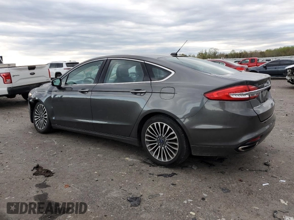 2017 Ford Fusion SE with VIN 3FA6P0H98HR120168, listed as a Copart auction lot 51760235 with 124,791 mi miles and Salvage Title. Bid and sale history available at DreamBid. Image 2.