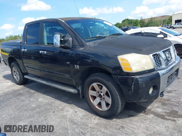 2004 Nissan Titan LE with VIN 1N6AA07B54N583681, listed as a IAAI auction lot 42549178 with 263,841 mi miles and . Bid and sale history available at DreamBid. Image 6.