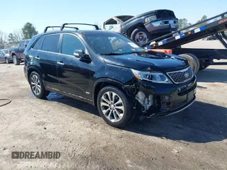 2014 Kia Sorento SX Limited with VIN 5XYKWDA74EG548613, listed as a IAAI auction lot 41766029 with 155,467 mi miles. Bid and sale history available at carsss.com. Image 1.