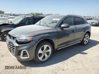 2022 Audi Q5 S line Premium Plus z VIN WA1EAAFY9N2001644, wystawiony jako Copart lot #47535475 z przebiegiem 37 706 mil mil oraz Szkoda całkowita • Salvage title. Historia ofert i sprzedaży dostępna na DreamBid. Obrazek 1.