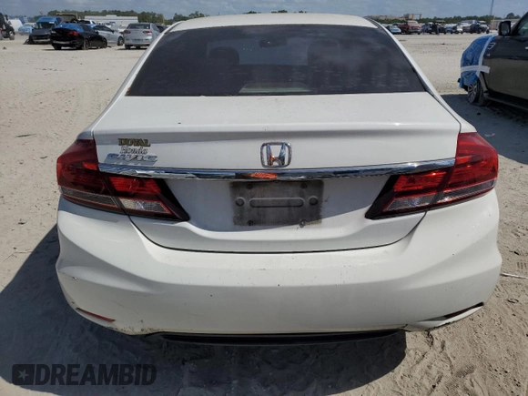 2014 Honda Civic Sedan LX with VIN 19XFB2F50EE051256, listed as a Copart auction lot 55284985 with 148,871 mi miles and Salvage Title. Bid and sale history available at carsss.com. Image 6.