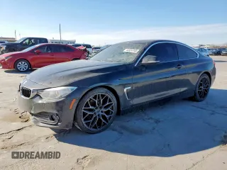 2016 BMW 4 Series 428i with VIN WBA3N7C56GK227400, listed as a Copart auction lot 44924745 with 96,598 mi miles and Salvage Title. Bid and sale history available at carsss.com. Image 1.