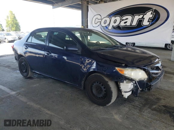 2011 Toyota Corolla L with VIN JTDBU4EE9B9133458, listed as a Copart auction lot 53847445 with 203,608 mi miles and Salvage Title. Bid and sale history available at carsss.com. Image 4.