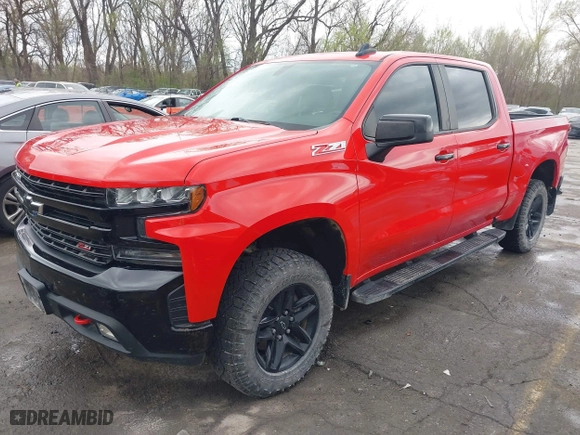 2019 Chevrolet Silverado 1500 LT Trail Boss with VIN 1GCPYFED0KZ385466, listed as a IAAI auction lot 41875935 with 94,762 mi miles. Bid and sale history available at carsss.com. Image 22.