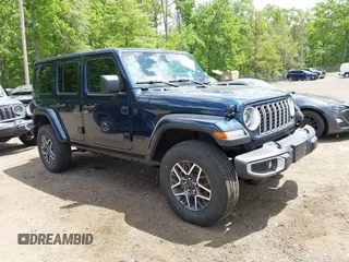 2025 Jeep Wrangler Sahara with VIN 1C4PJXEN0SW526234, listed as a IAAI auction lot 42193898 with Not Provided miles and . Bid and sale history available at carsss.com. Image 1.