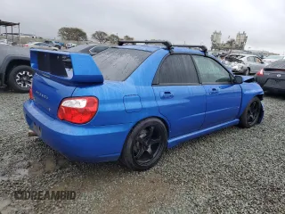 2005 Subaru Impreza Sedan (Natl) WRX with VIN JF1GD29635G517027, listed as a Copart auction lot 45145185 with 116,646 mi miles and Salvage Title. Bid and sale history available at carsss.com. Image 3.