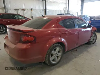 2012 Dodge Avenger SXT Plus with VIN 1C3CDZEG5CN185962, listed as a Copart auction lot 42545495 with 188,399 mi miles and Salvage Title. Bid and sale history available at carsss.com. Image 3.