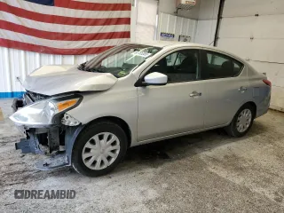 2017 Nissan Versa SV with VIN 3N1CN7AP7HK449069, listed as a Copart auction lot 60785355 with 156,449 mi miles and Salvage title. Bid and sale history available at DreamBid. Image 1.