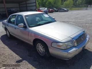 2006 Mercury Grand Marquis LS Premium with VIN 2MEFM75V26X654499, listed as a IAAI auction lot 42045410 with 1 mi miles. Bid and sale history available at carsss.com. Image 1.