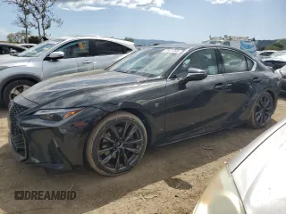 2024 Lexus IS 300 F Sport z VIN JTHB81F25R5054246, wystawiony jako Copart lot #51677245 z przebiegiem 4 929 mil mil oraz Szkoda całkowita • Salvage title. Historia ofert i sprzedaży dostępna na DreamBid. Obrazek 1.