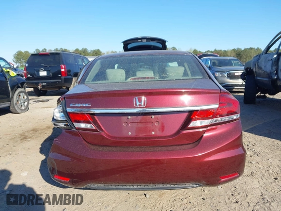 2015 Honda Civic LX with VIN 19XFB2F56FE251009, listed as a IAAI auction lot 41865851 with 95,432 mi miles and . Bid and sale history available at DreamBid. Image 16.