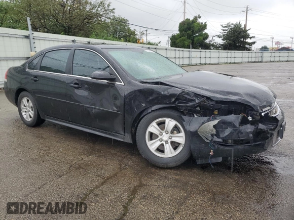 2012 Chevrolet Impala LS Fleet with VIN 2G1WF5E30C1149258, listed as a Copart auction lot 62842275 with 120,654 mi miles and Salvage title. Bid and sale history available at DreamBid. Image 4.