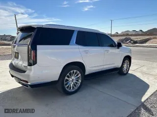 2023 Cadillac Escalade 4WD Premium Luxury with VIN 1GYS4BKL9PR309644, listed as a Copart auction lot 80158294 with 63,200 mi miles and Clean Title. Bid and sale history available at carsss.com. Image 4.