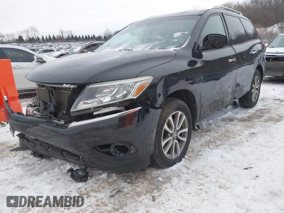 2016 Nissan Pathfinder SL с VIN 5N1AR2MMXGC619180, выставлен на аукционе IAAI как лот 41585616 с пробегом 120 829 миль миль и . История ставок и продаж доступна на DreamBid. Изображение 2.