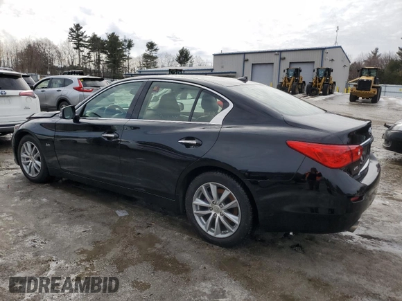 2016 Infiniti Q50 2.0t Premium with VIN JN1CV7AR3GM252089, listed as a Copart auction lot 86515724 with 232,182 mi miles and Salvage Title. Bid and sale history available at carsss.com. Image 2.