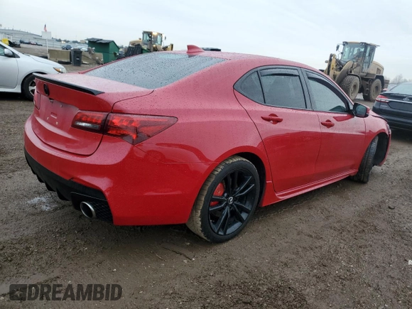2018 Acura TLX w/A-SPEC Pkg with VIN 19UUB3F62JA004914, listed as a Copart auction lot 86613114 with 0 mi miles and Salvage Title. Bid and sale history available at carsss.com. Image 3.