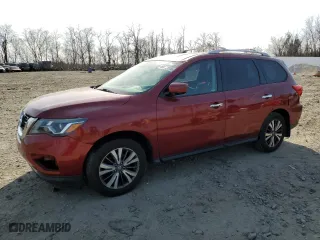 2017 Nissan Pathfinder SV with VIN 5N1DR2MN3HC607153, listed as a Copart auction lot 49012915 with 240,200 mi miles and Clean Title. Bid and sale history available at carsss.com. Image 1.