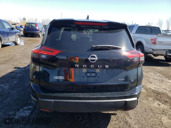 2025 Nissan Rogue S z VIN JN8BT3AB6SW141810, wystawiony jako Copart lot #51434405 z przebiegiem 6 239 mil mil oraz Szkoda całkowita • Salvage title. Historia ofert i sprzedaży dostępna na DreamBid. Obrazek 6.
