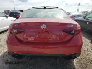 2022 Alfa Romeo Giulia Ti with VIN ZARFAMBN9N7654264, listed as a Copart auction lot 74699724 with 0 mi miles and Non Repairable. Bid and sale history available at carsss.com. Image 6.