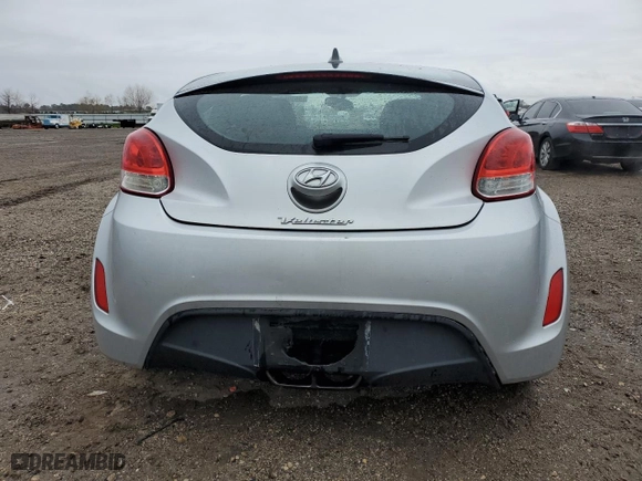 2013 Hyundai Veloster w/Black Int with VIN KMHTC6AD0DU096148, listed as a Copart auction lot 46505715 with 105,168 mi miles and Salvage Title. Bid and sale history available at carsss.com. Image 6.