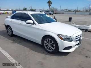 2015 Mercedes-Benz C-Class C 300 with VIN 55SWF4JB3FU091838, listed as a IAAI auction lot 42018413 with 98,338 mi miles. Bid and sale history available at carsss.com. Image 1.