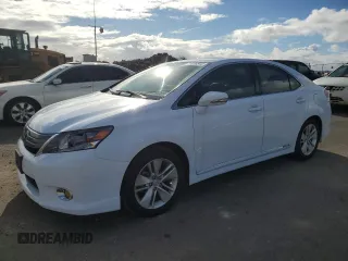 2010 Lexus HS with VIN JTHBB1BA6A2022135, listed as a Copart auction lot 72088844 with 125,336 mi miles and Salvage Title. Bid and sale history available at carsss.com. Image 1.