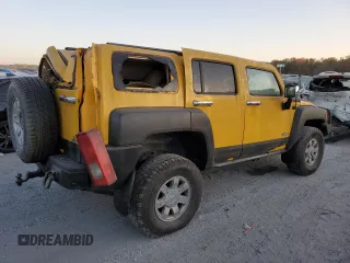 2006 Hummer H3 with VIN 5GTDN136968194555, listed as a Copart auction lot 76303254 with 182,957 mi miles and Salvage Title. Bid and sale history available at carsss.com. Image 3.