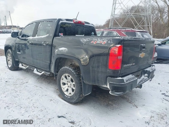 2017 Chevrolet Colorado 4WD LT with VIN 1GCGTCEN1H1202802, listed as a IAAI auction lot 41609845 with 156,458 mi miles. Bid and sale history available at carsss.com. Image 3.
