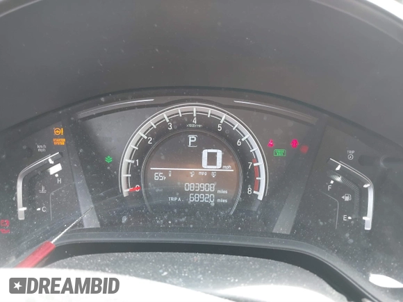 2017 Honda CR-V LX with VIN 2HKRW6H34HH218982, listed as a IAAI auction lot 41792567 with 83,908 mi miles. Bid and sale history available at carsss.com. Image 7.