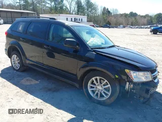 2015 Dodge Journey SXT with VIN 3C4PDCBB4FT587771, listed as a IAAI auction lot 41744297 with Not Provided miles. Bid and sale history available at carsss.com. Image 1.
