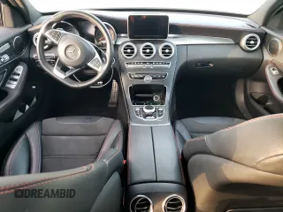 2018 Mercedes-Benz C 43 AMG with VIN 55SWF6EB2JU257667, listed as a Copart auction lot 88147185 with Not Provided miles and Salvage Title. Bid and sale history available at carsss.com. Image 8.