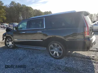2015 Cadillac Escalade ESV Luxury z VIN 1GYS4SKJ5FR554888, wystawiony jako Copart lot #42372885 z przebiegiem 163 495 mil mil oraz Szkody całkowita. Historia ofert i sprzedaży dostępna na DreamBid. Obrazek 2.
