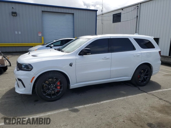 2021 Dodge Durango SRT Hellcat with VIN 1C4SDJH94MC689468, listed as a Copart auction lot 50309725 with 24,420 mi miles and Salvage Title. Bid and sale history available at DreamBid. Image 1.