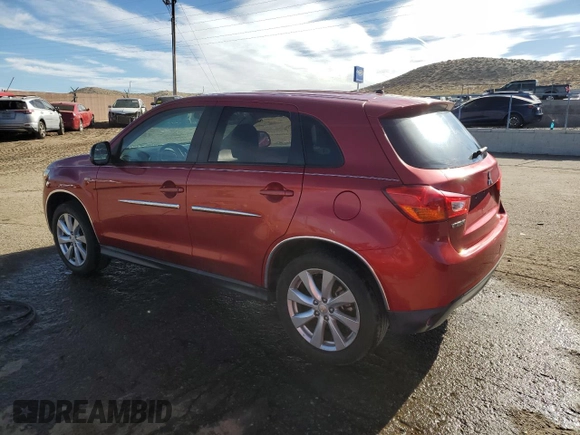 2014 Mitsubishi Outlander Sport ES with VIN 4A4AP3AU9EE012752, listed as a Copart auction lot 71365684 with 61,107 mi miles and Salvage Title. Bid and sale history available at carsss.com. Image 2.