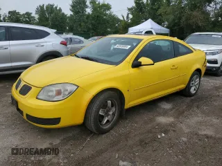 2007 Pontiac G5 with VIN 1G2AL18F077157625, listed as a Copart auction lot 73058104 with 126,239 mi miles and Non Repairable. Bid and sale history available at carsss.com. Image 1.