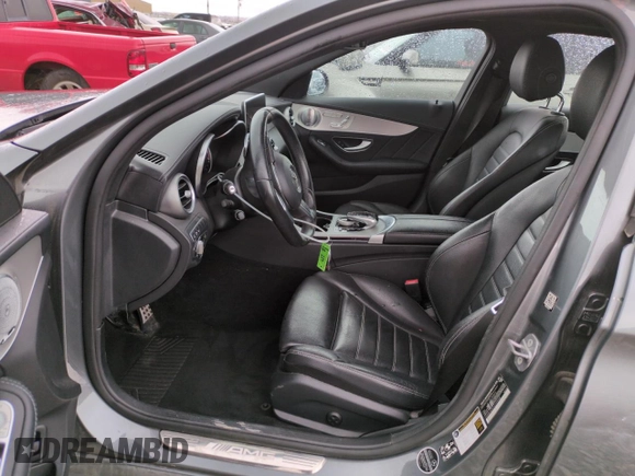 2017 Mercedes-Benz C 43 AMG with VIN 55SWF6EB6HU204688, listed as a Copart auction lot 47649265 with 96,964 mi miles and Salvage Title. Bid and sale history available at DreamBid. Image 7.