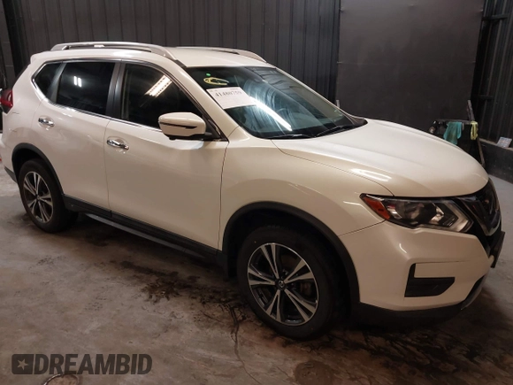 2019 Nissan Rogue SL with VIN 5N1AT2MV1KC827435, listed as a IAAI auction lot 41480759 with 55,842 mi miles. Bid and sale history available at carsss.com. Image 1.