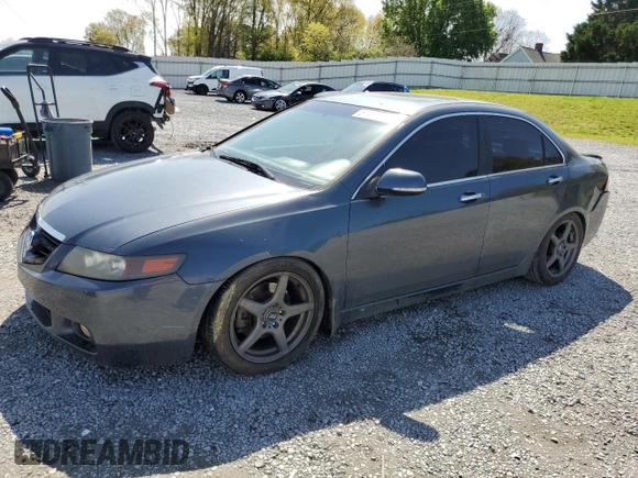 2005 Acura TSX with VIN JH4CL96885C004369, listed as a Copart auction lot 51478605 with 170,515 mi miles and Salvage Title. Bid and sale history available at carsss.com. Image 1.