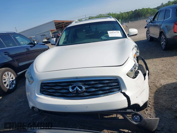 2011 Infiniti FX with VIN JN8AS1MW2BM734450, listed as a IAAI auction lot 42070720 with 158,134 mi miles and . Bid and sale history available at DreamBid. Image 12.