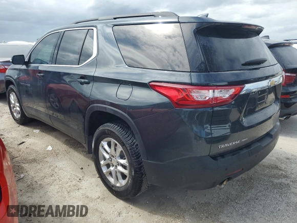 2021 Chevrolet Traverse LT Cloth with VIN 1GNEVGKW7MJ112612, listed as a Copart auction lot 75235074 with 58,744 mi miles and Salvage Title. Bid and sale history available at carsss.com. Image 2.