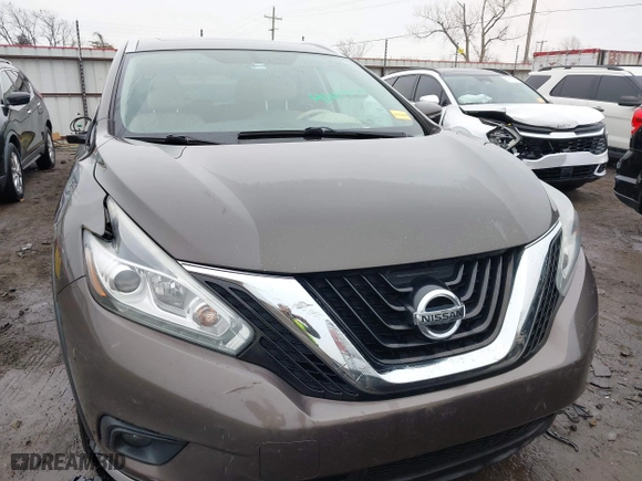 2015 Nissan Murano S with VIN 5N1AZ2MH6FN281959, listed as a IAAI auction lot 41413597 with 205,621 mi miles. Bid and sale history available at carsss.com. Image 13.