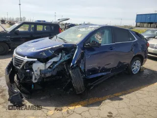2022 Chevrolet Equinox LT z VIN 3GNAXUEV1NL294683, wystawiony jako Copart lot #54453855 z przebiegiem 19 611 mil mil oraz Nie do naprawy • Non repairable. Historia ofert i sprzedaży dostępna na DreamBid. Obrazek 1.